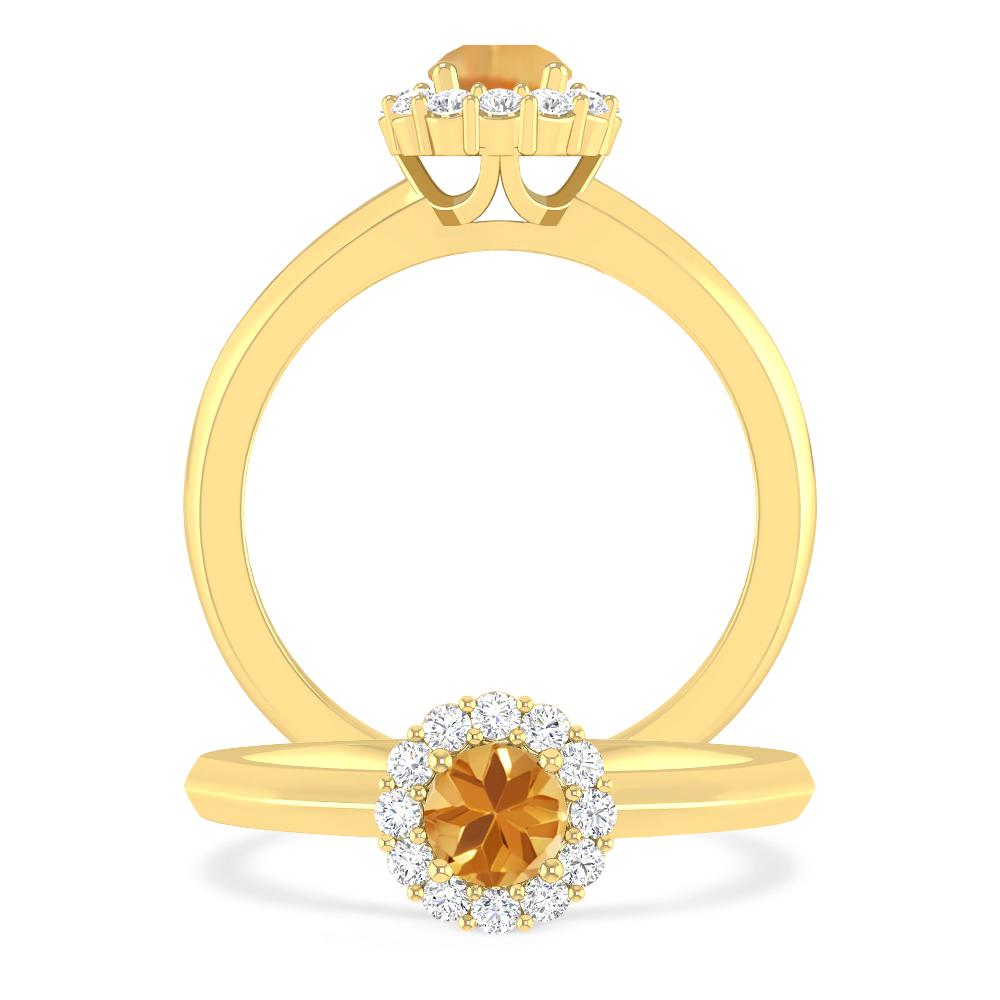 Yellow Gold - Citrine