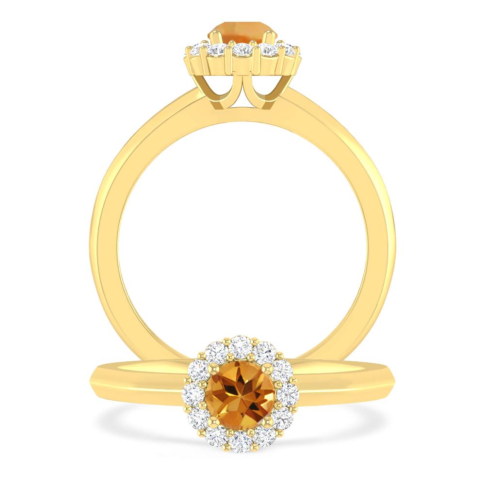 Yellow Gold - Citrine