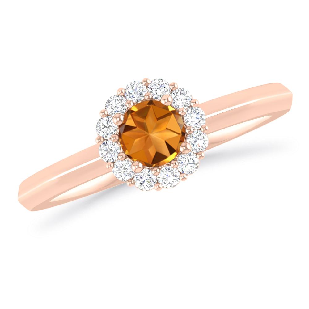 Rose Gold - Citrine