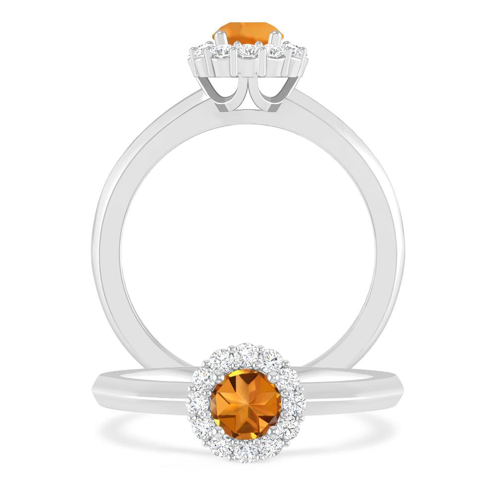 White Gold - Citrine