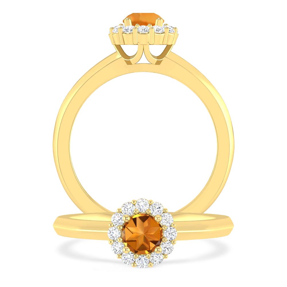 Yellow Gold - Citrine