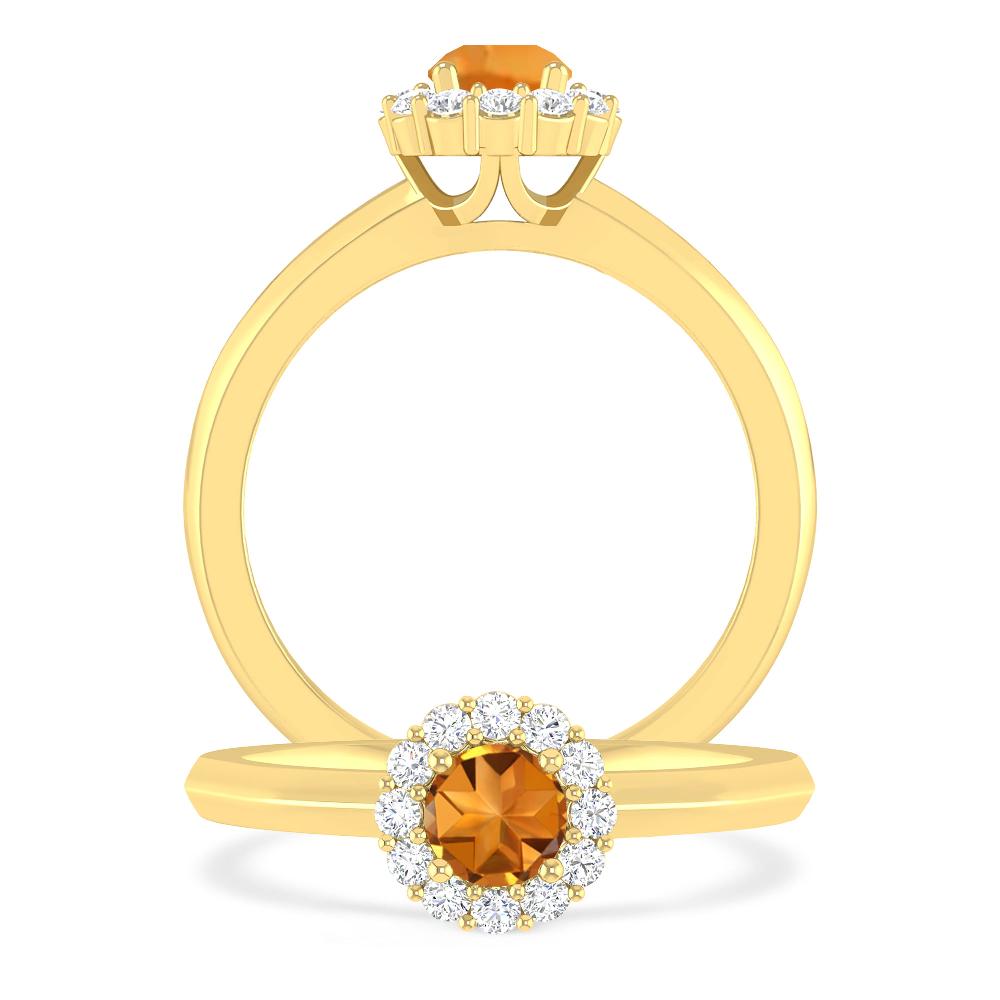 Yellow Gold - Citrine