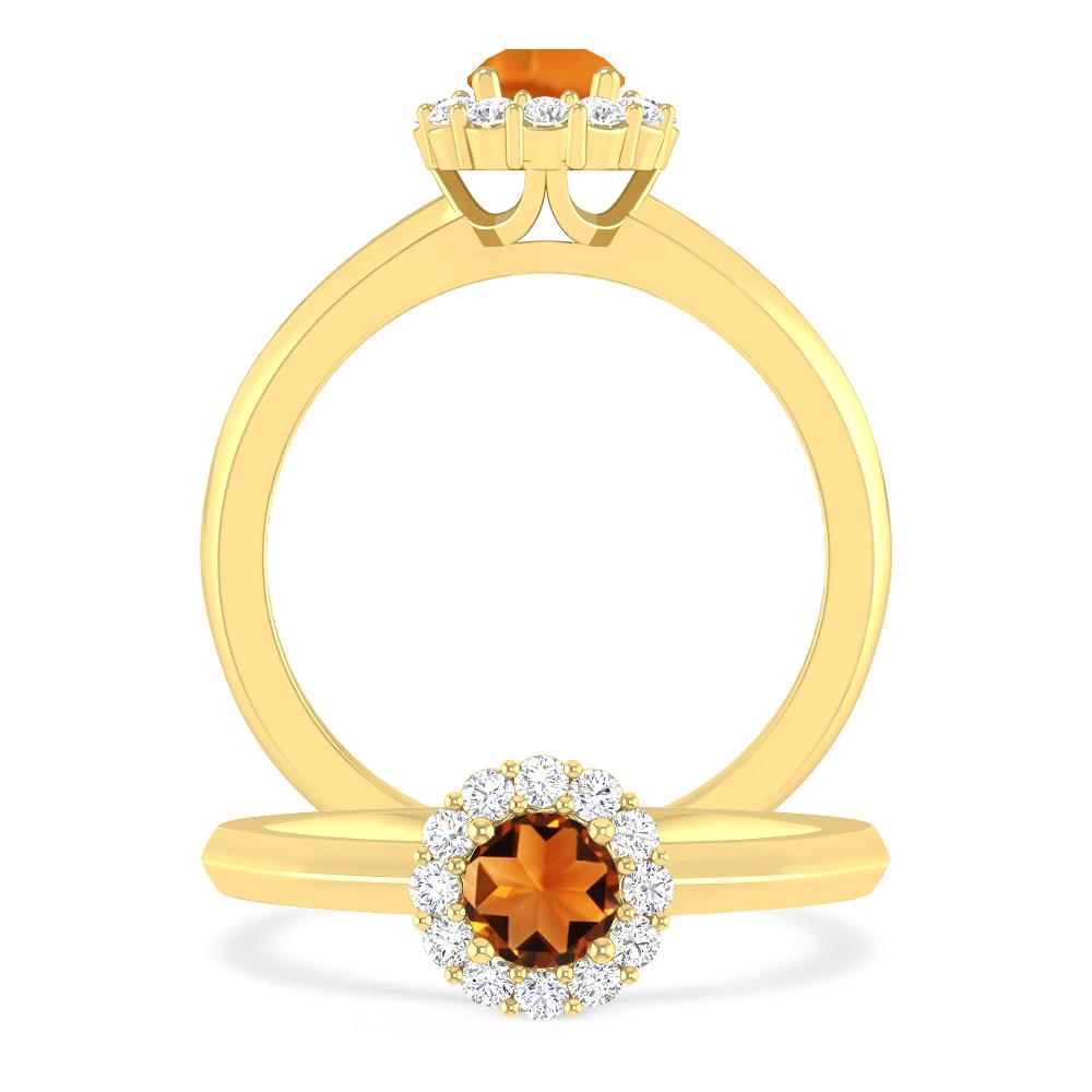 Yellow Gold - Citrine