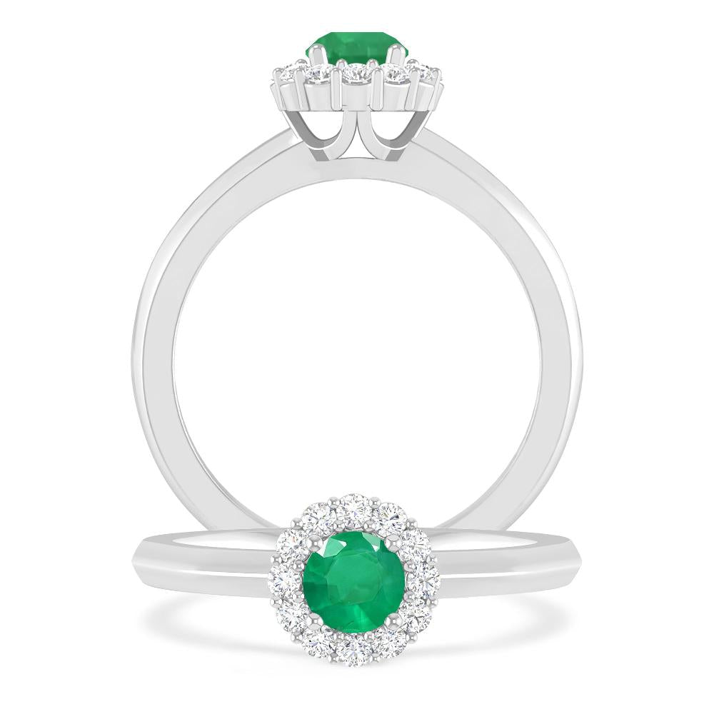 White Gold - Emerald