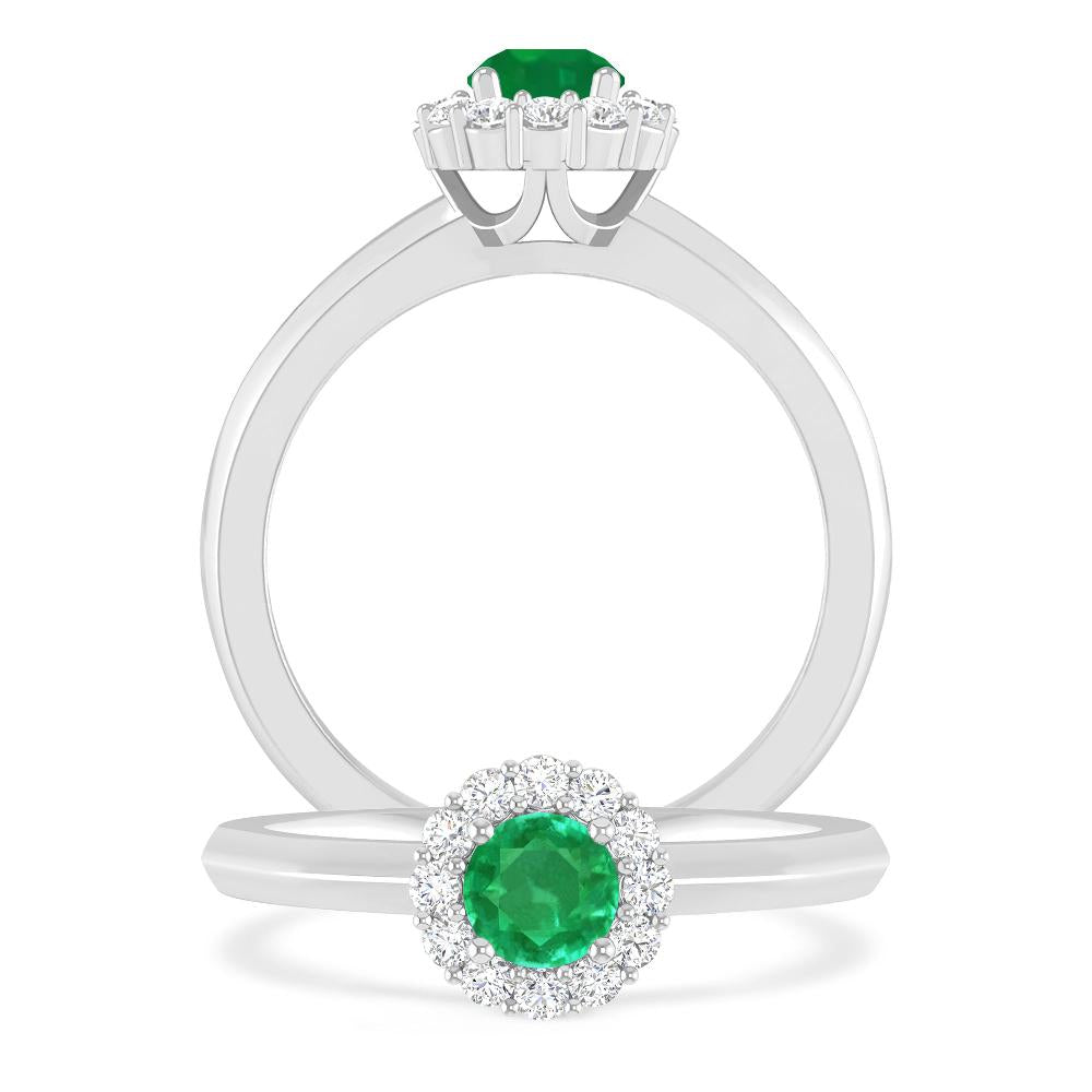 White Gold - Emerald