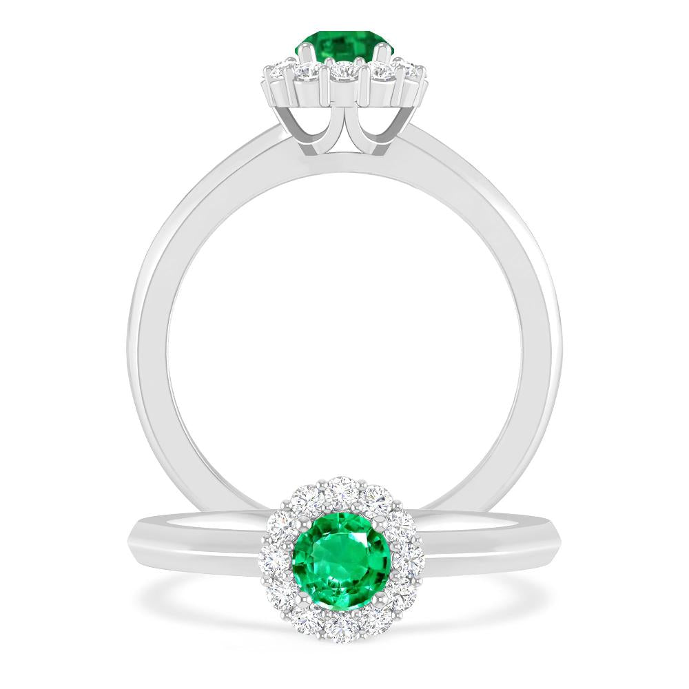 White Gold - Emerald