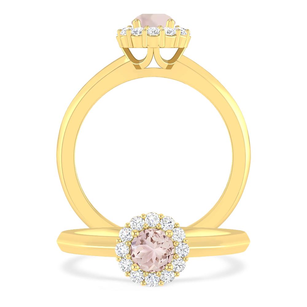 Yellow Gold - Morganite