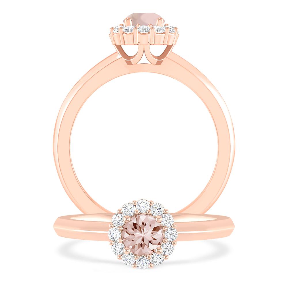 Rose Gold - Morganite