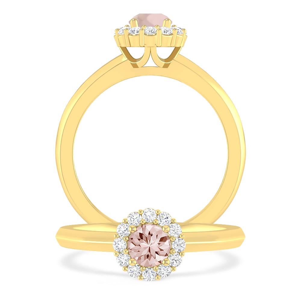 Yellow Gold - Morganite