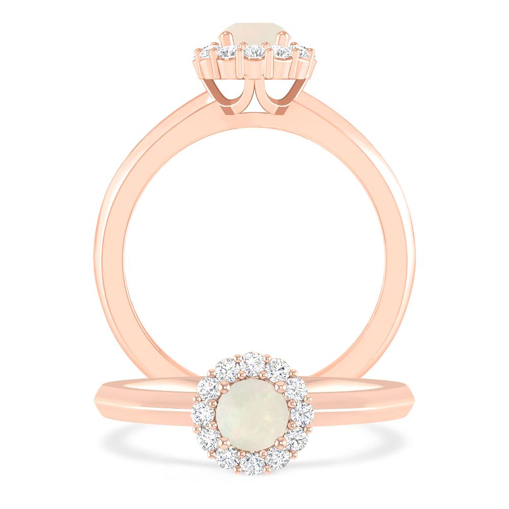 Rose Gold - Opal