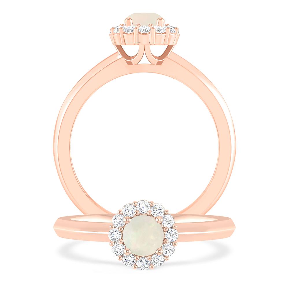 Rose Gold - Opal