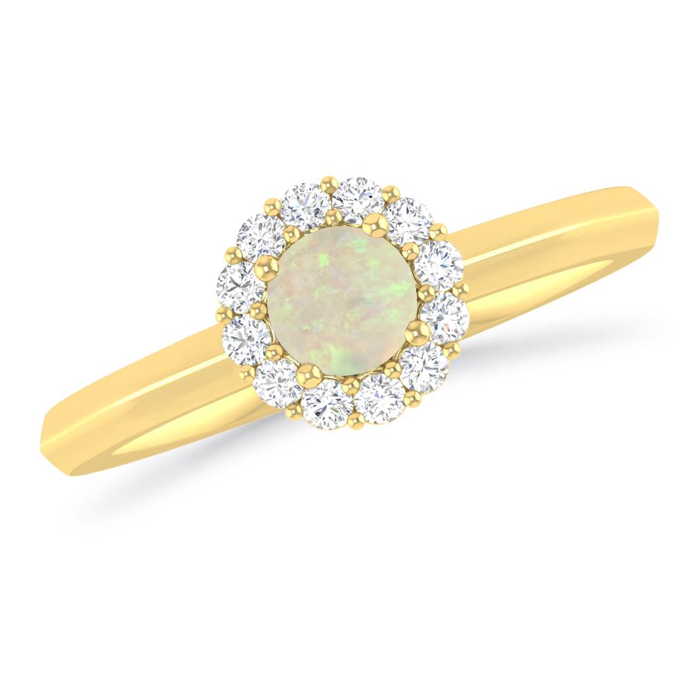 Yellow Gold - Opal