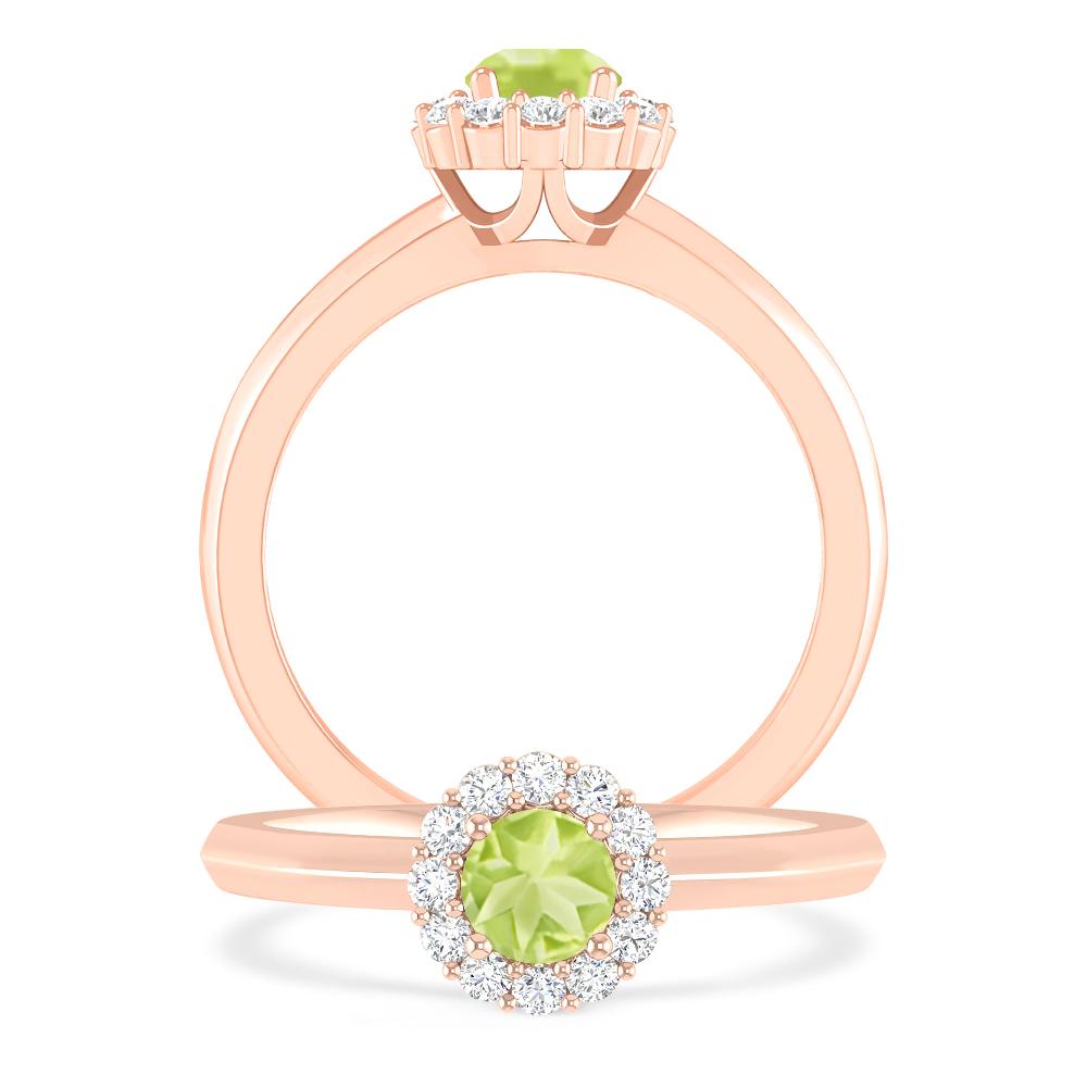 Rose Gold - Peridot