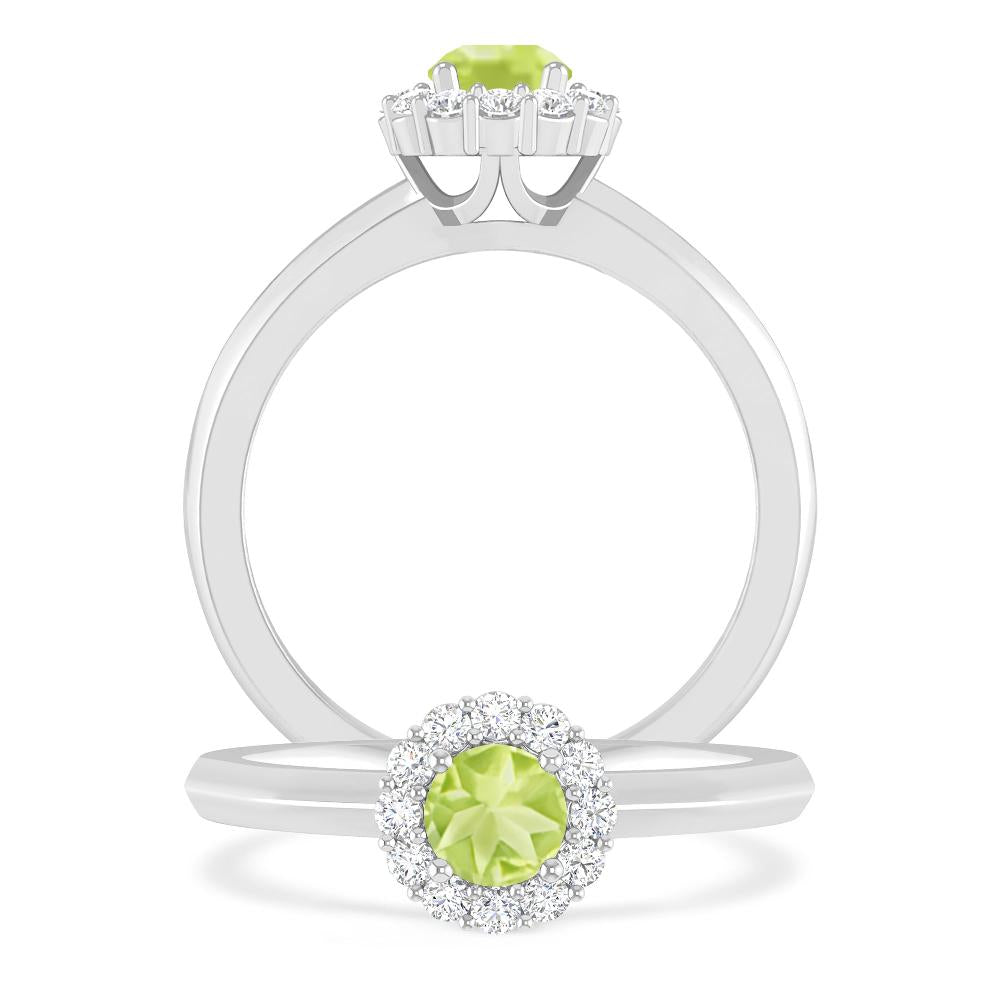 White Gold - Peridot