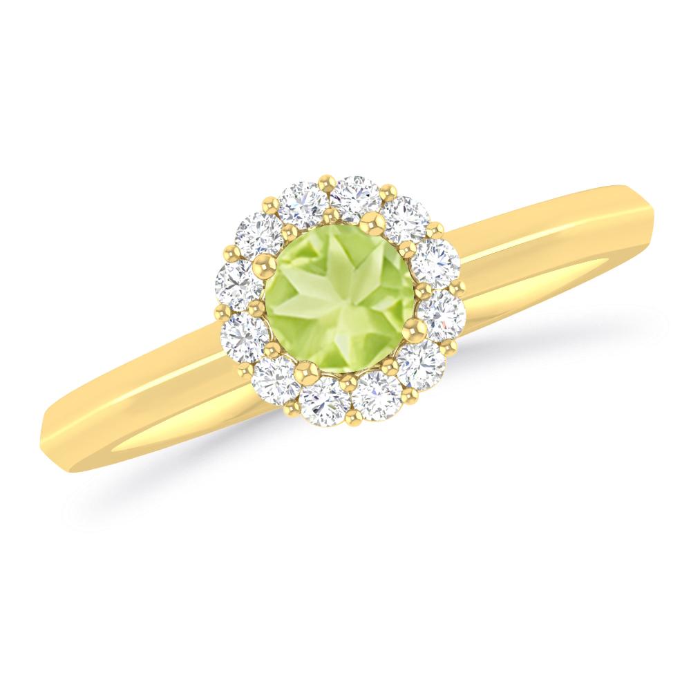 Yellow Gold - Peridot