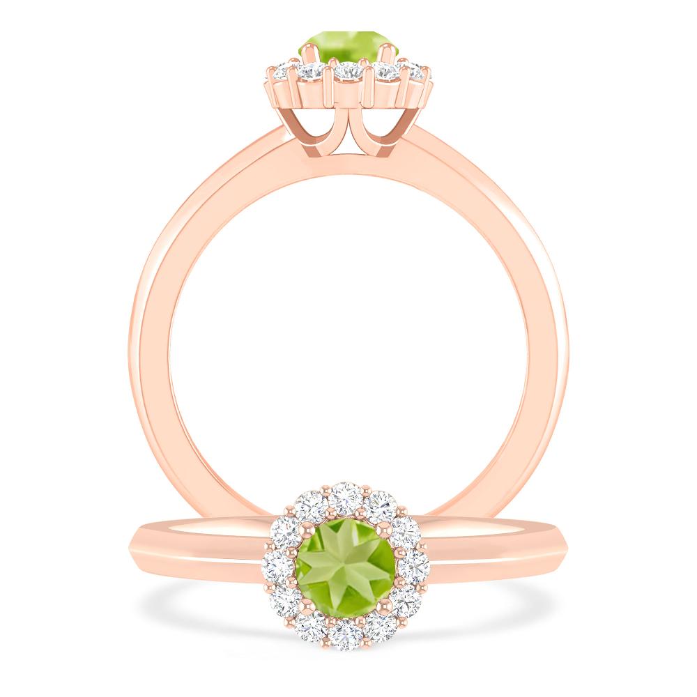 Rose Gold - Peridot