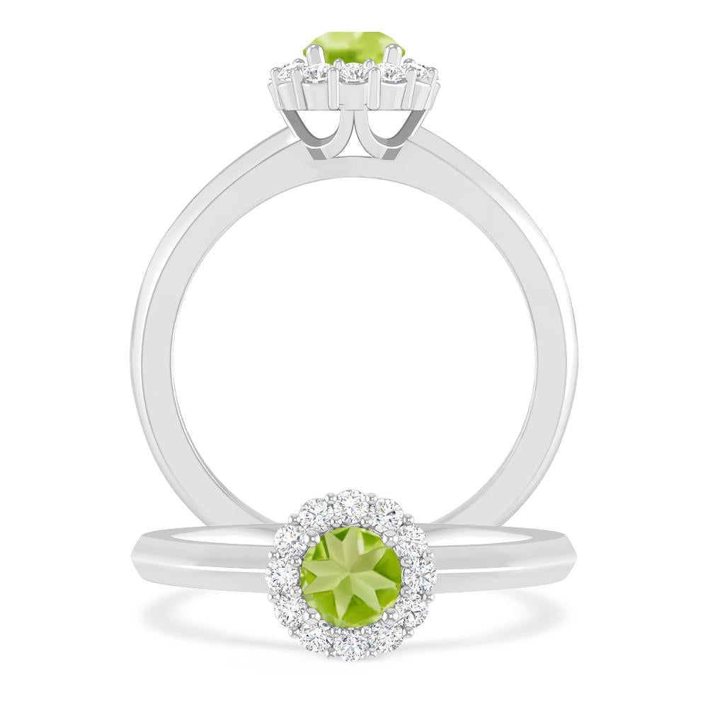 White Gold - Peridot