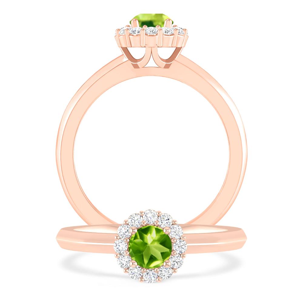 Rose Gold - Peridot