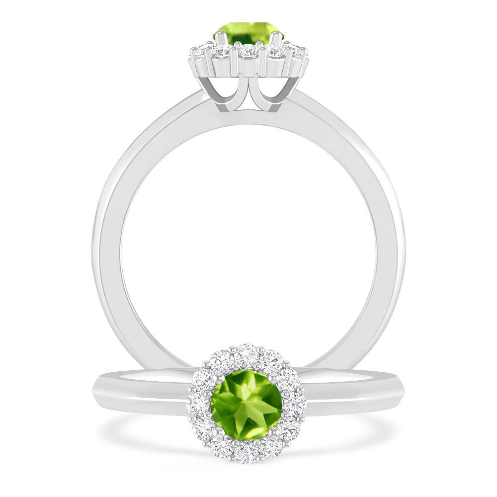 White Gold - Peridot