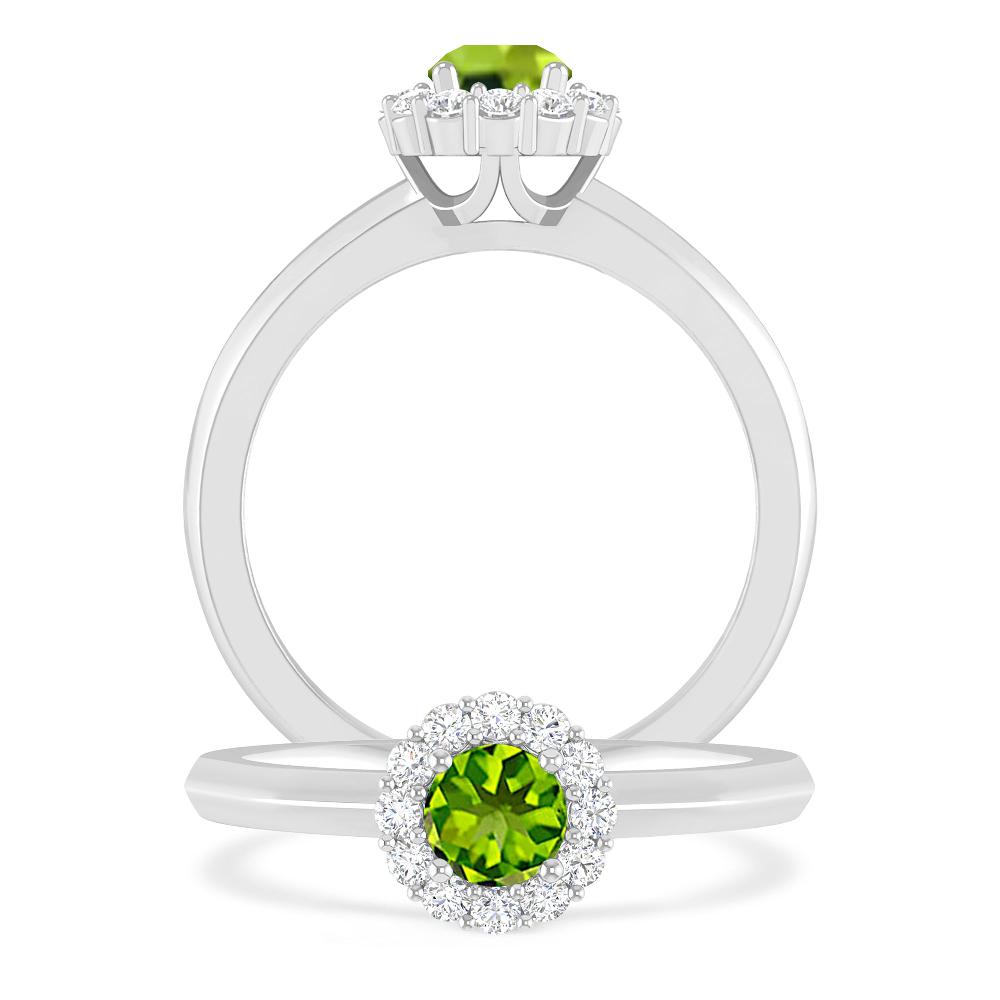 White Gold - Peridot