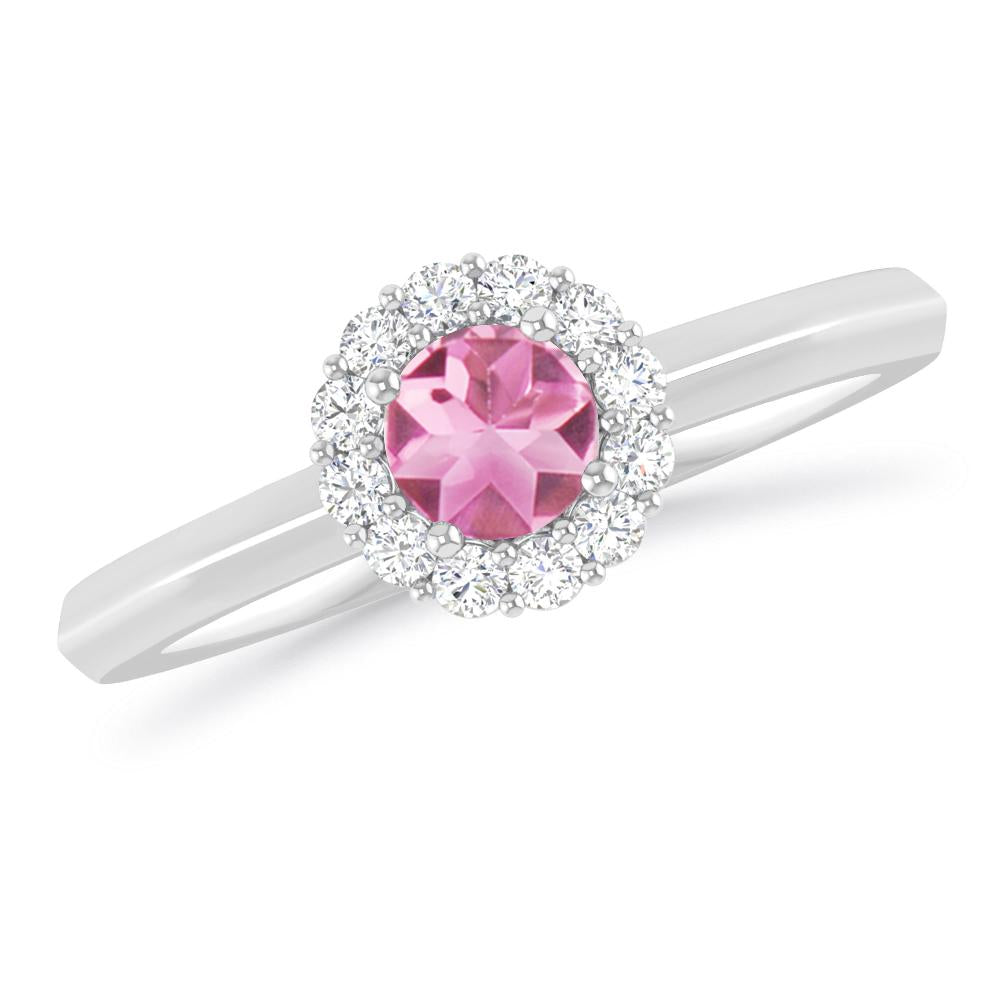 White Gold - Pink Tourmaline