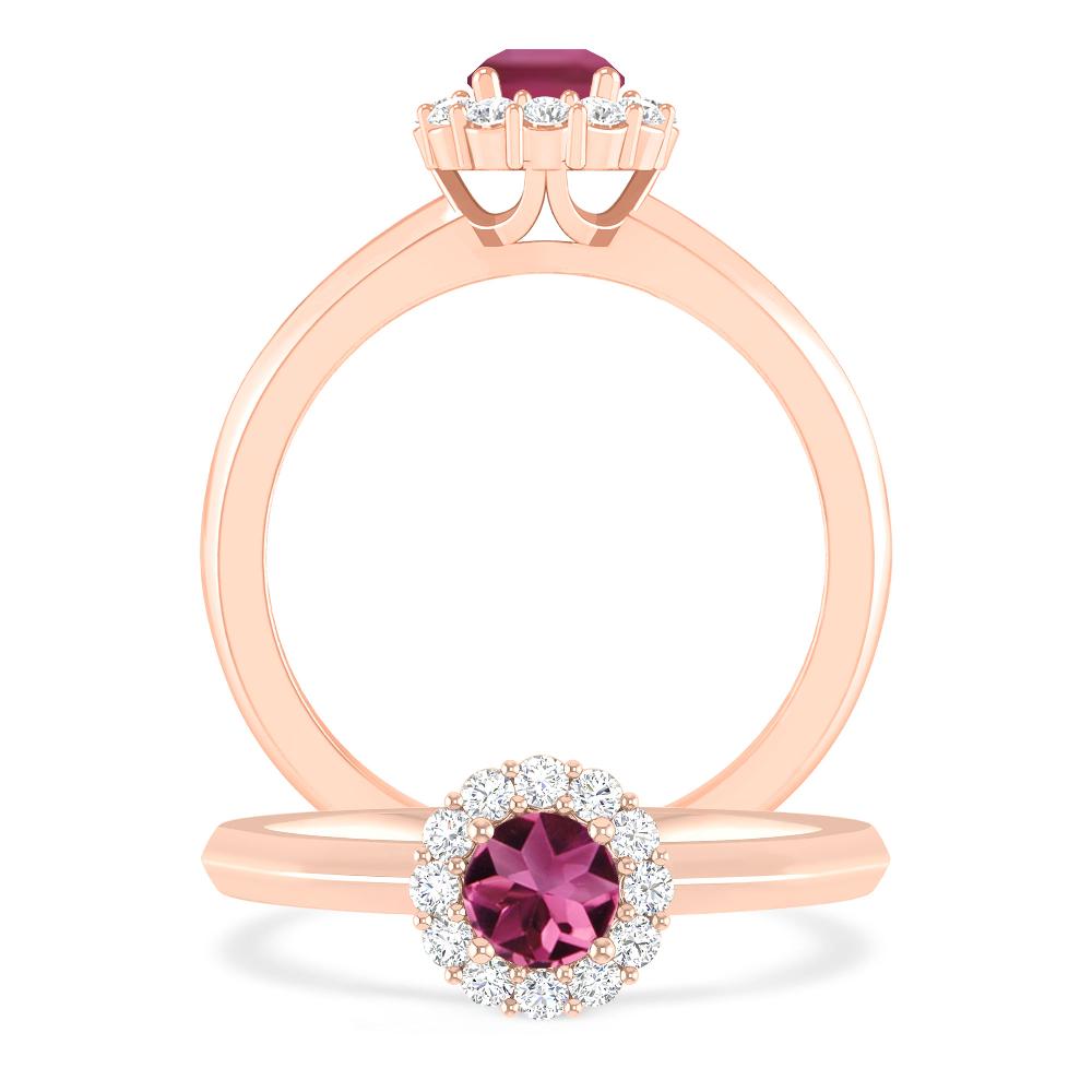 Rose Gold - Pink Tourmaline