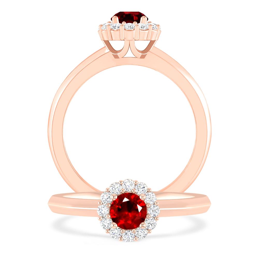 Rose Gold - Ruby