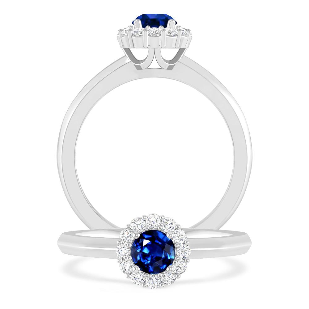 White Gold - Sapphire