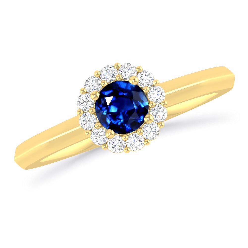 Yellow Gold - Sapphire