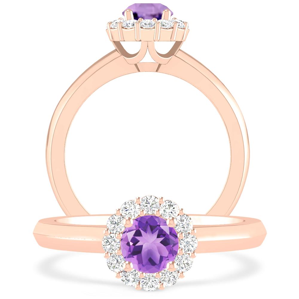 Rose Gold - Amethyst