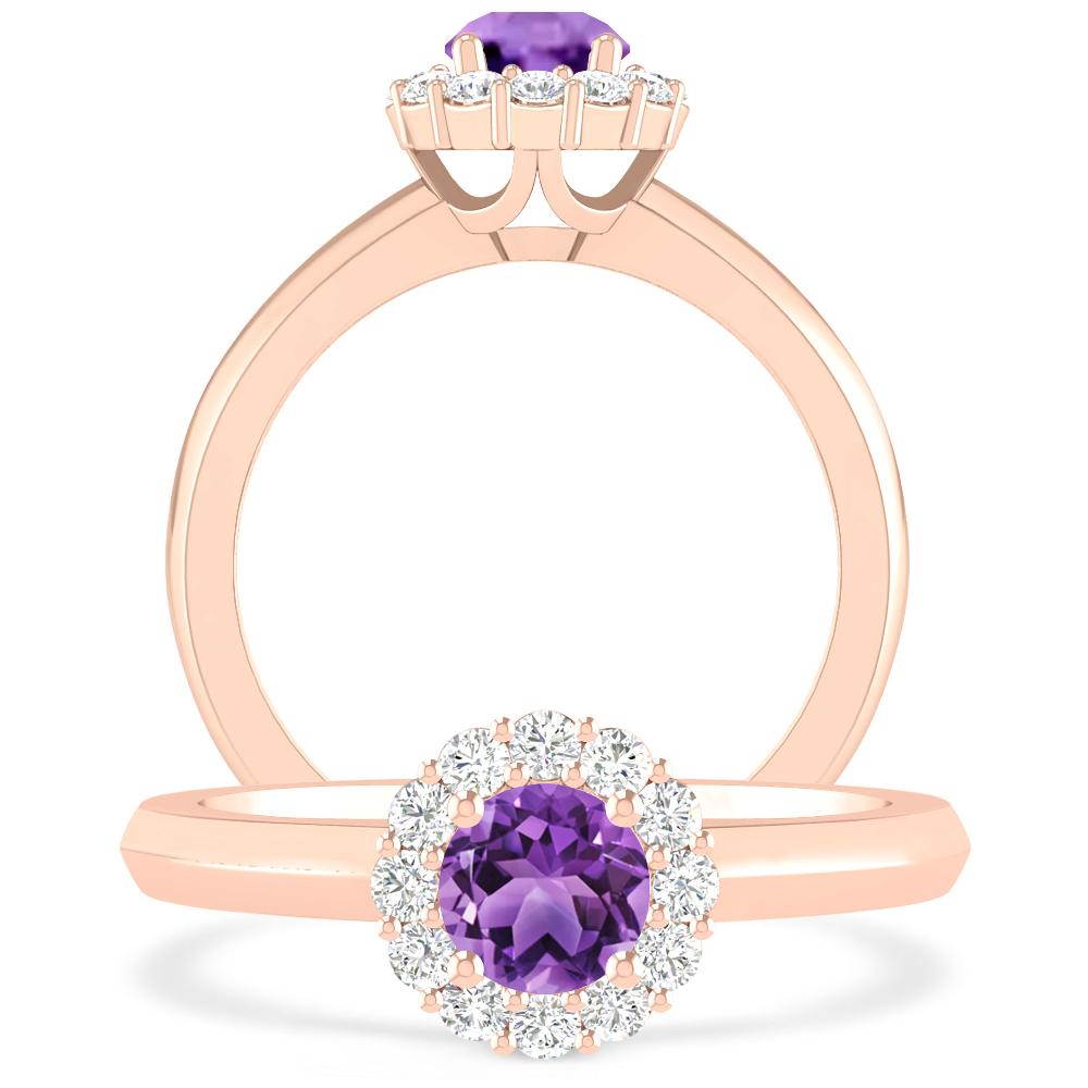 Rose Gold - Amethyst