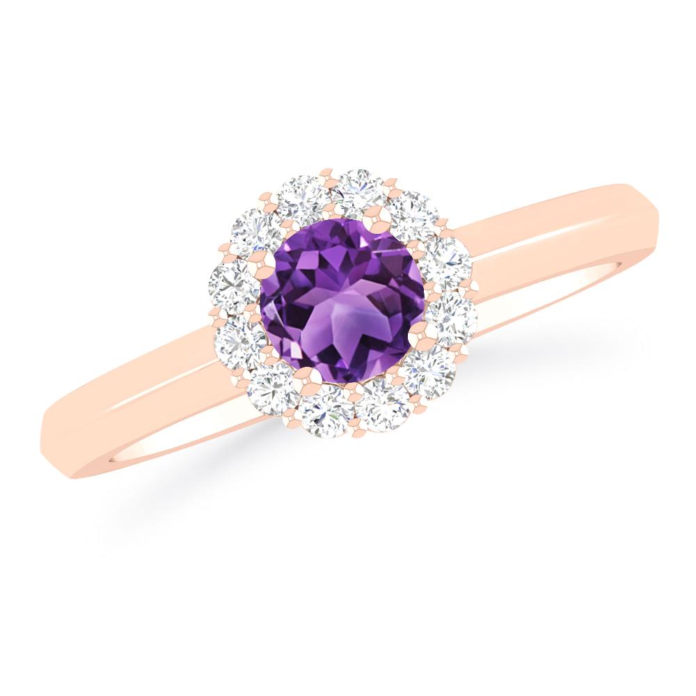 Rose Gold - Amethyst