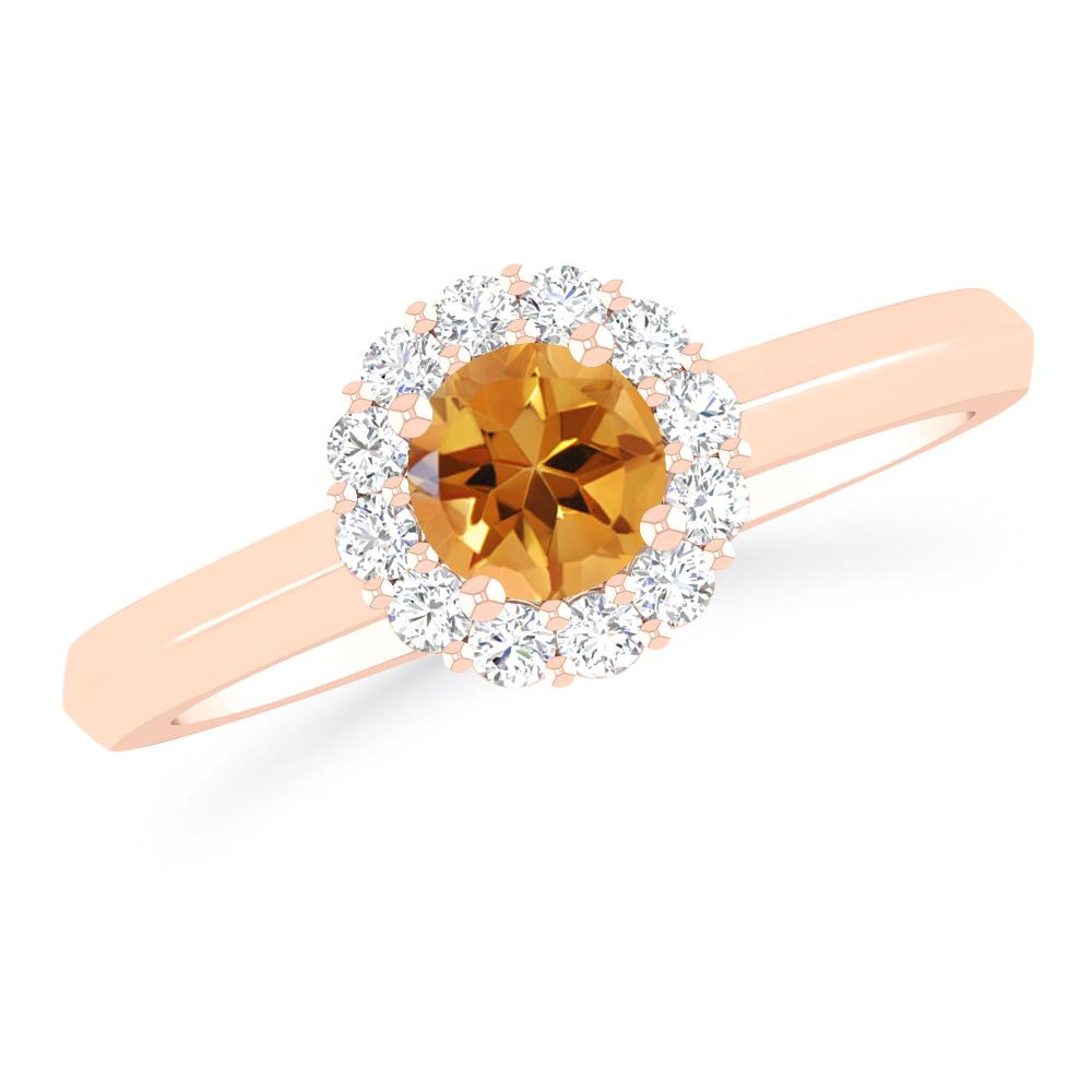 Rose Gold - Citrine