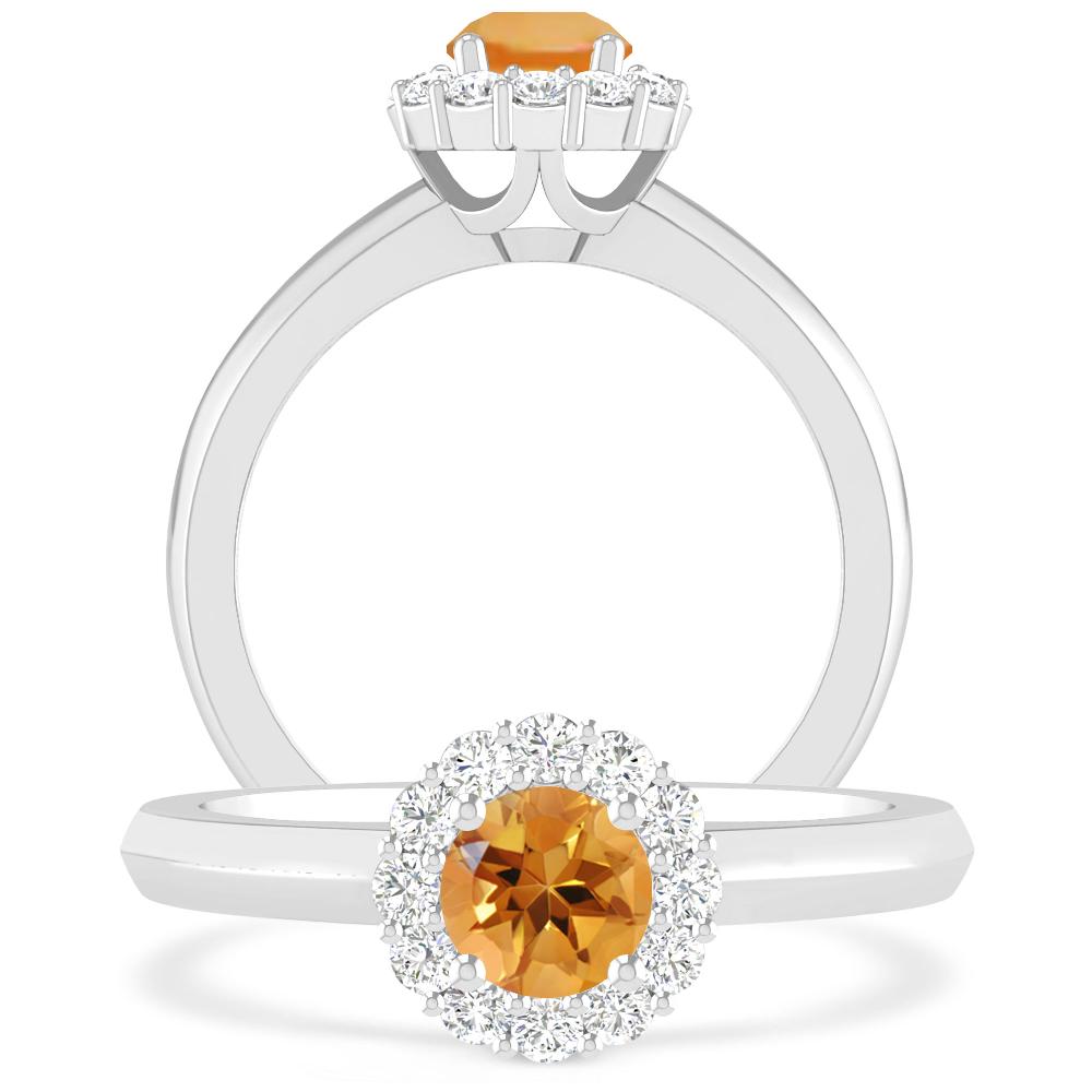 White Gold - Citrine