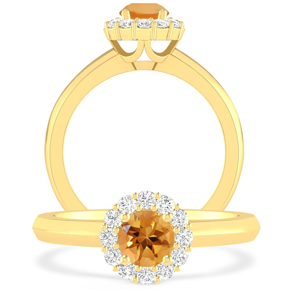 Yellow Gold - Citrine