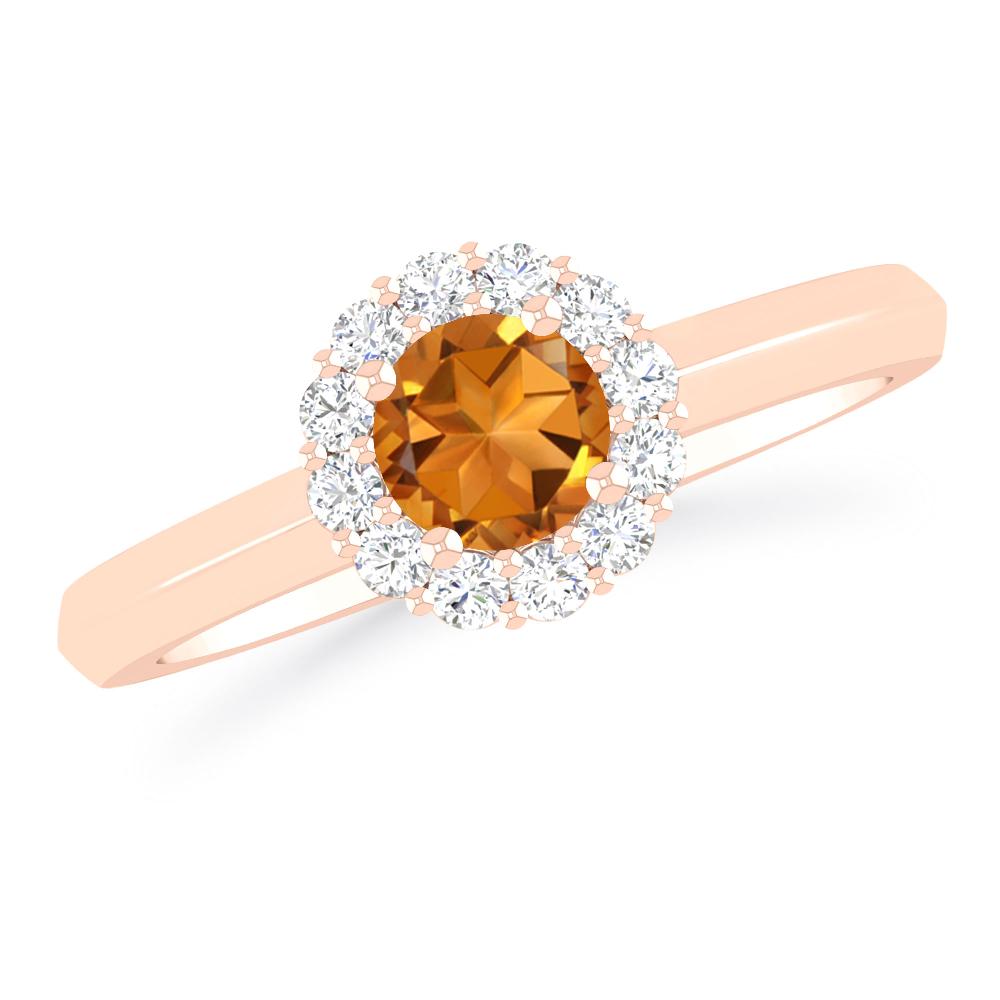 Rose Gold - Citrine