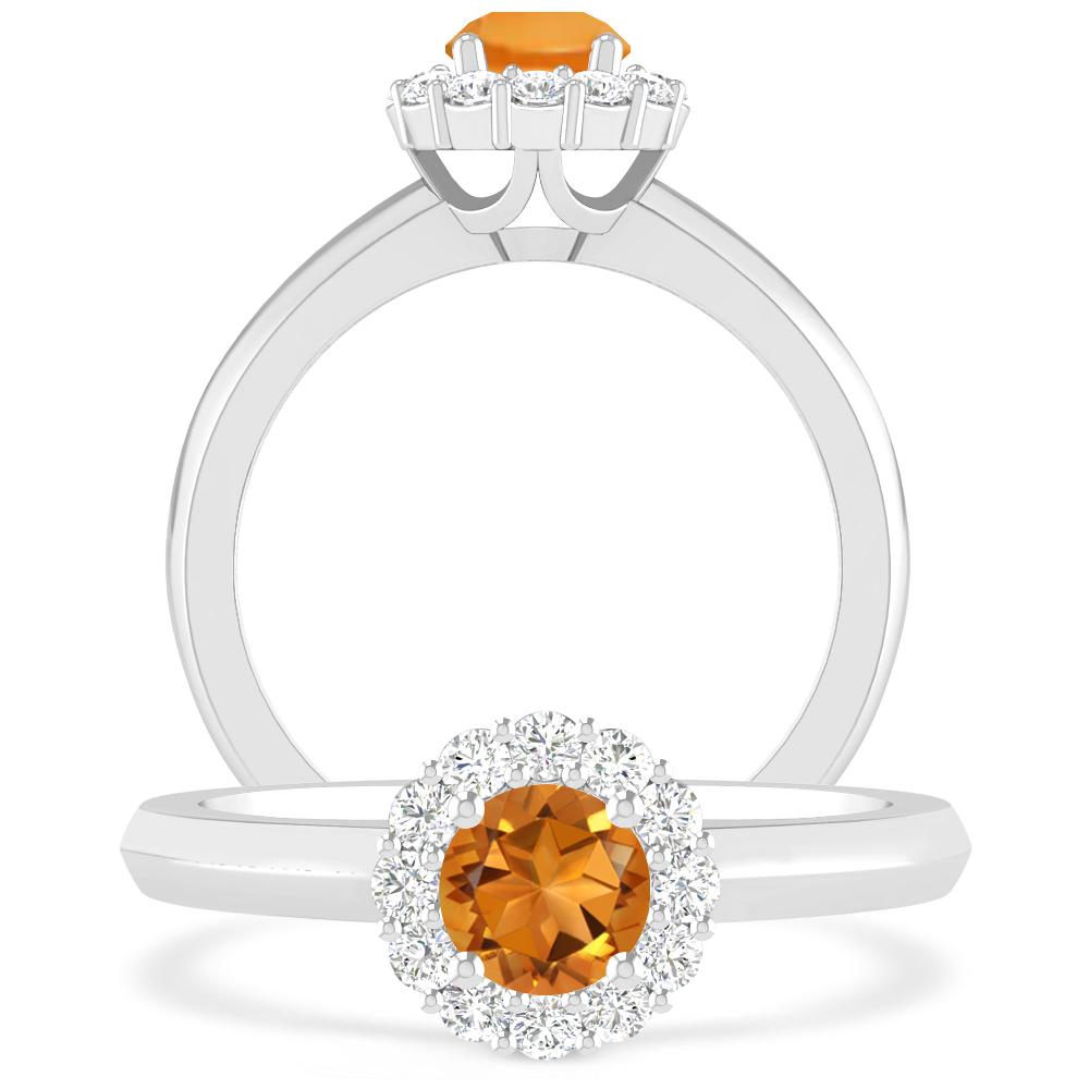 White Gold - Citrine