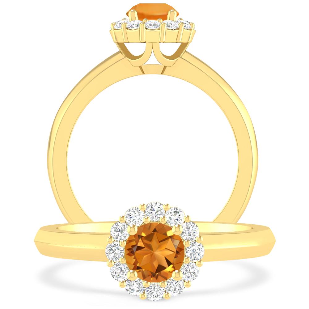 Yellow Gold - Citrine