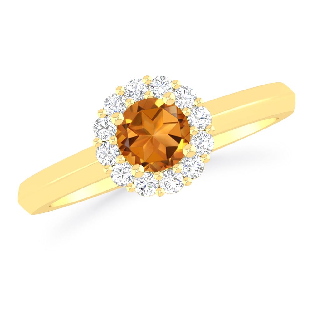 Yellow Gold - Citrine