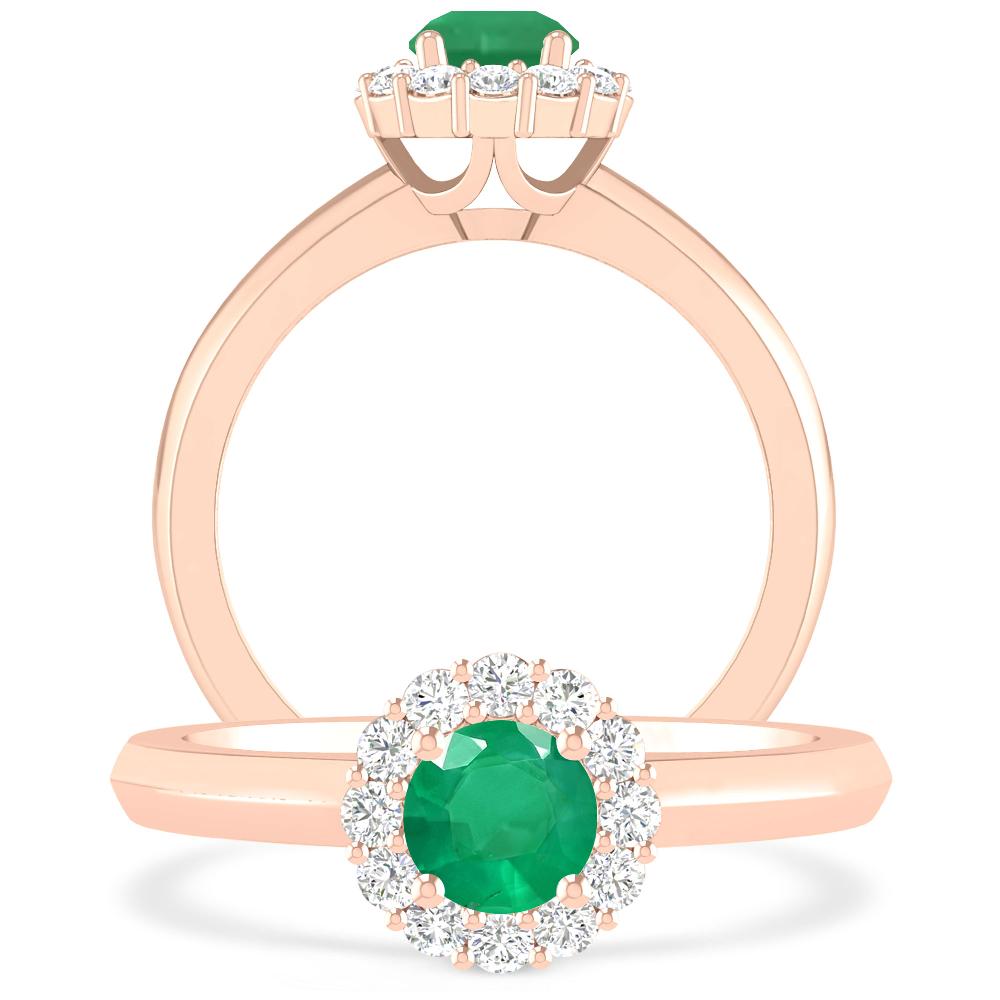 Rose Gold - Emerald