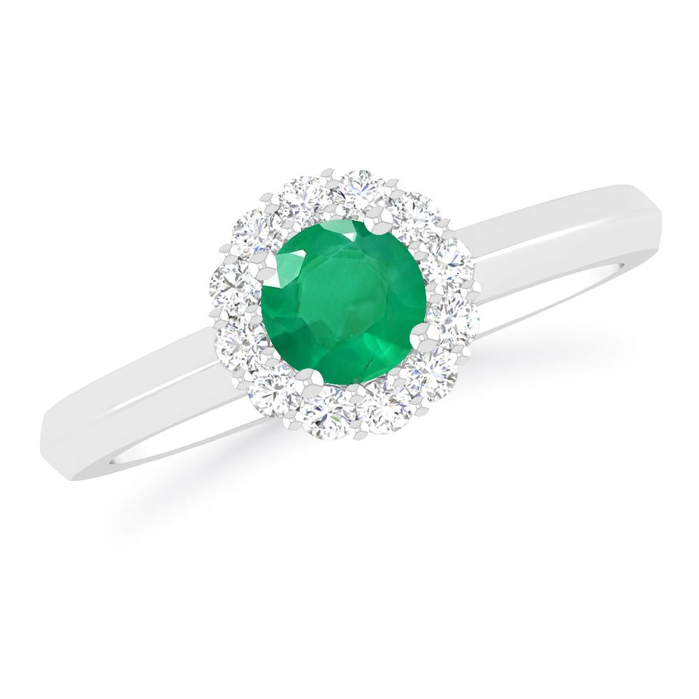 White Gold - Emerald