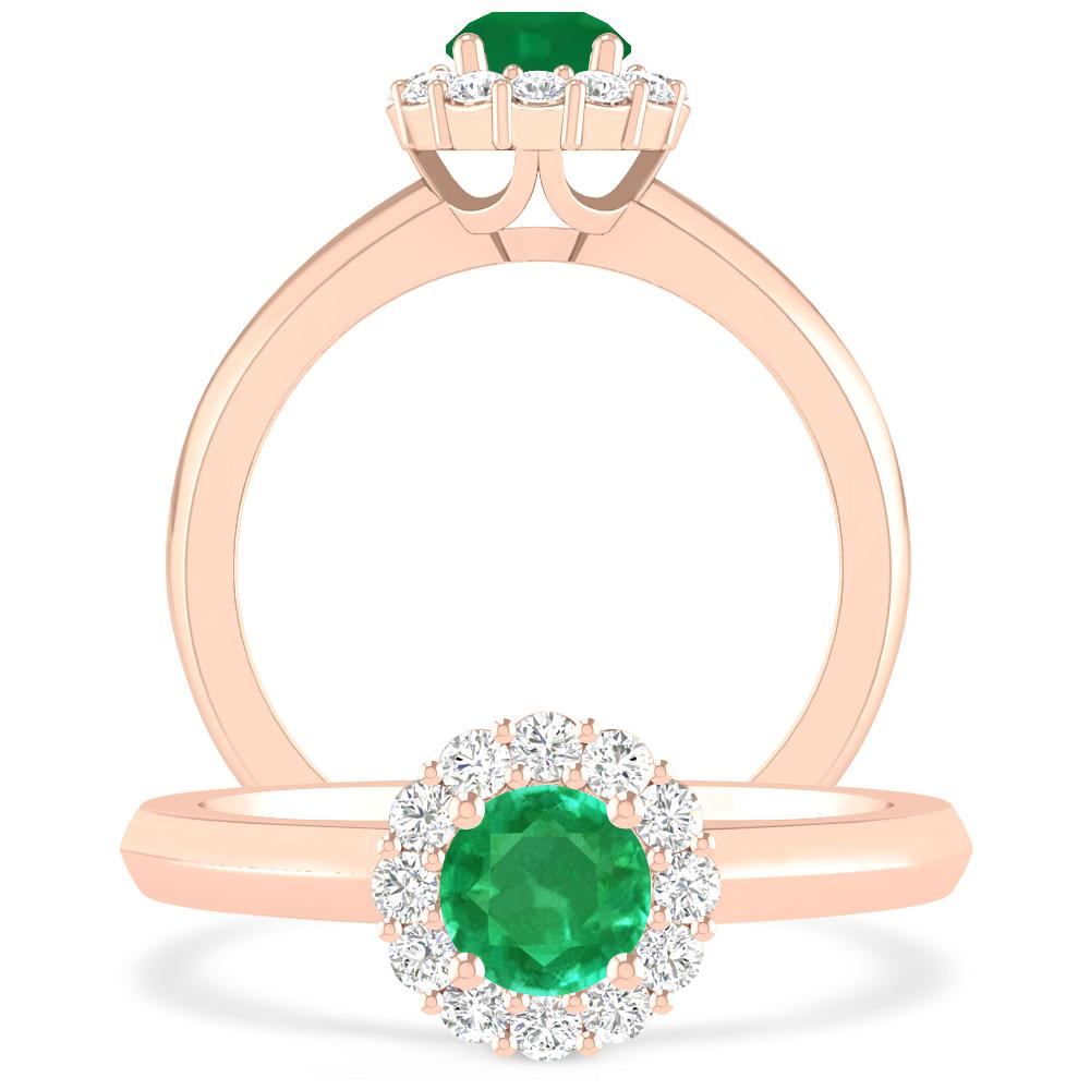 Rose Gold - Emerald