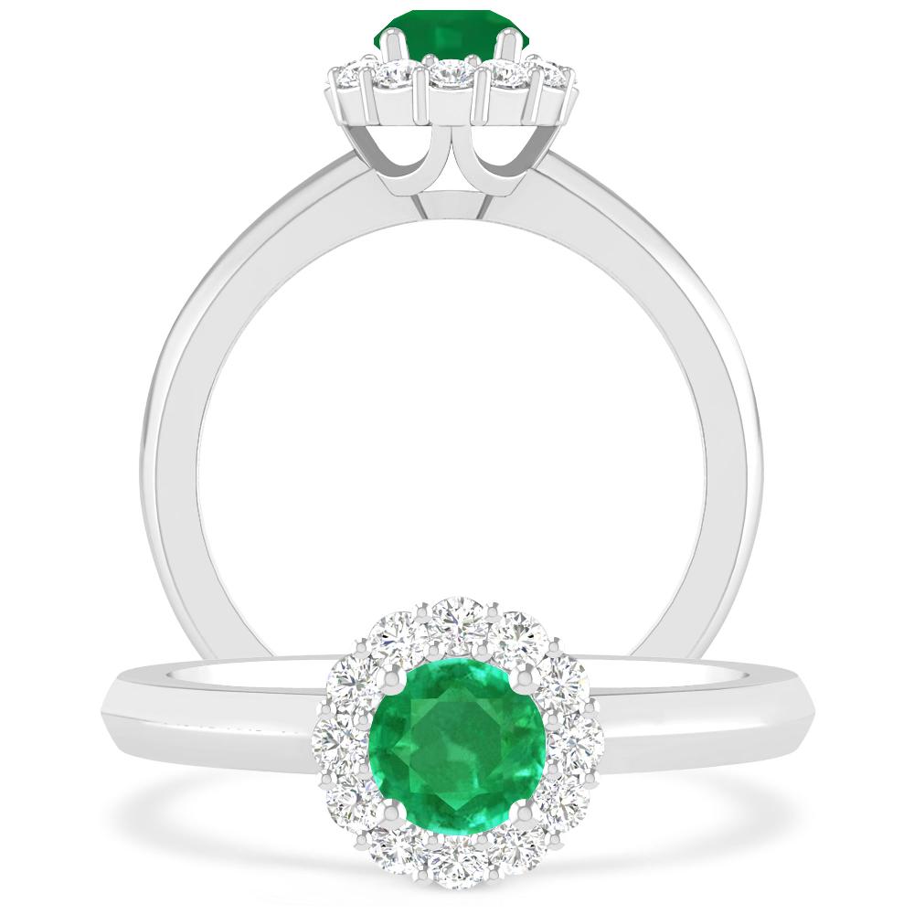 White Gold - Emerald