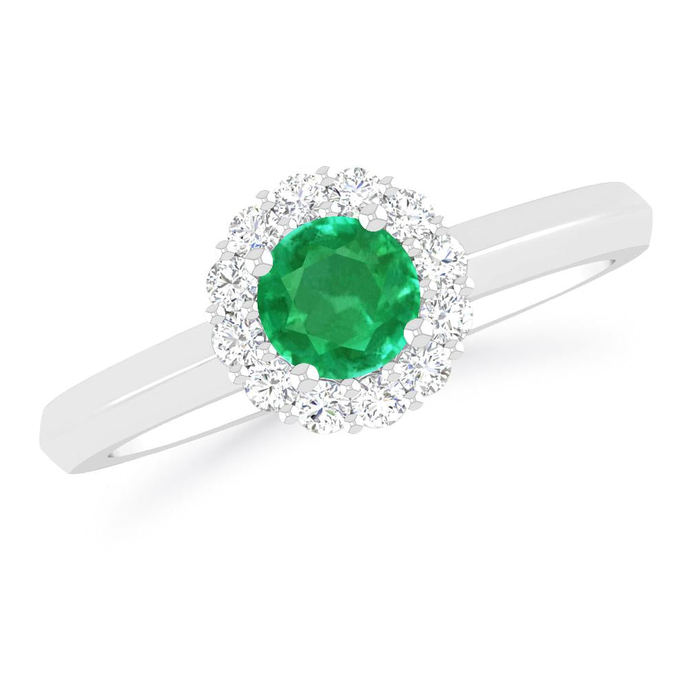 White Gold - Emerald