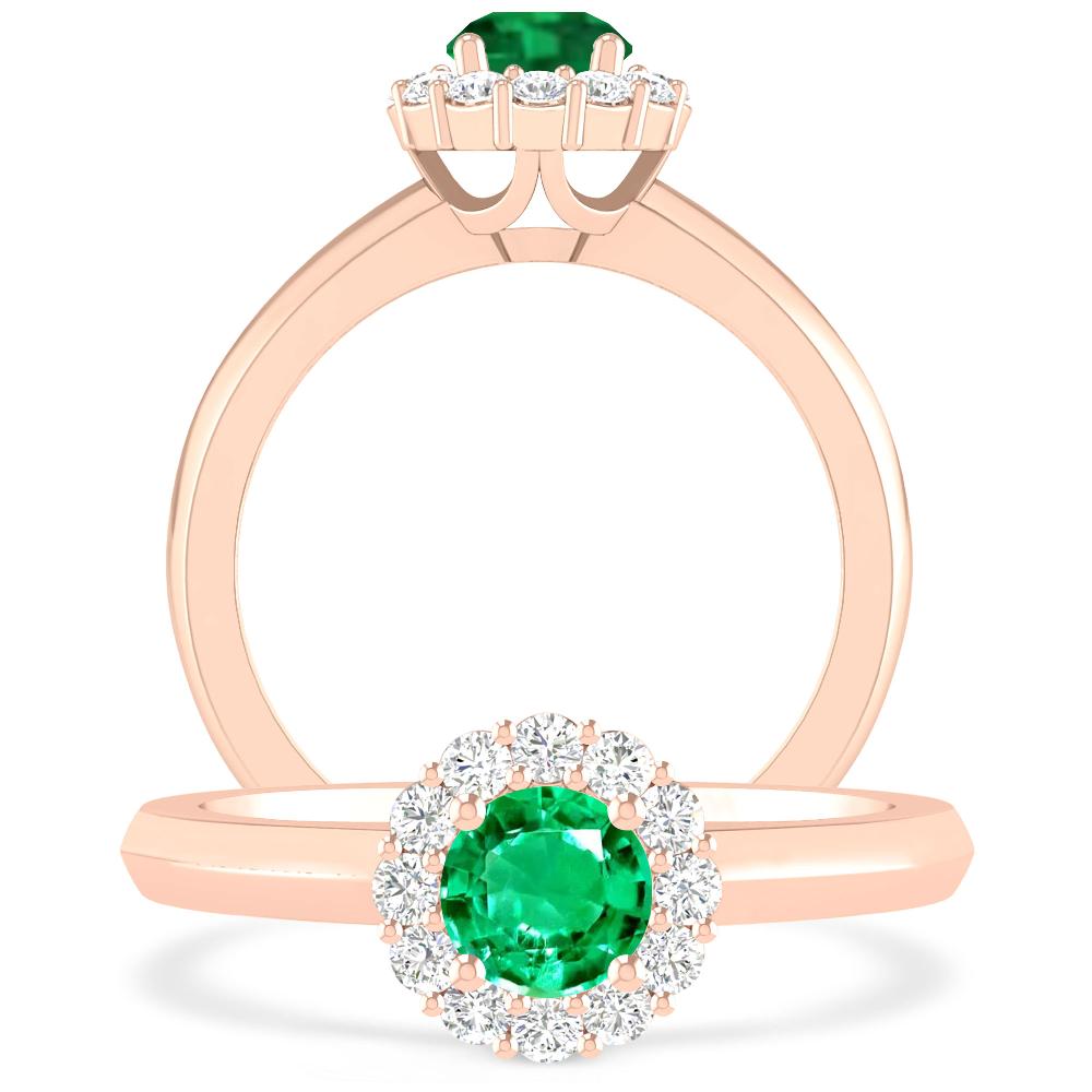 Rose Gold - Emerald
