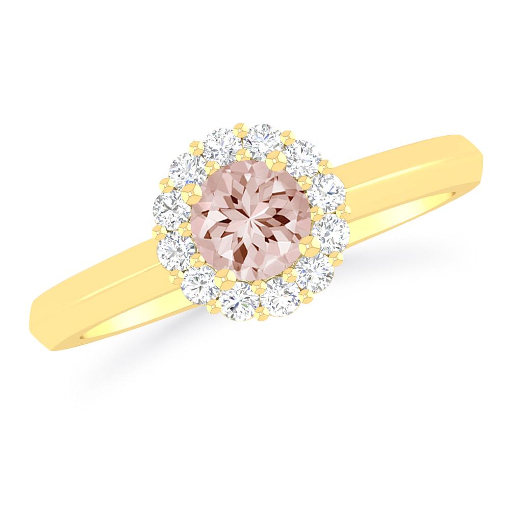 Yellow Gold - Morganite