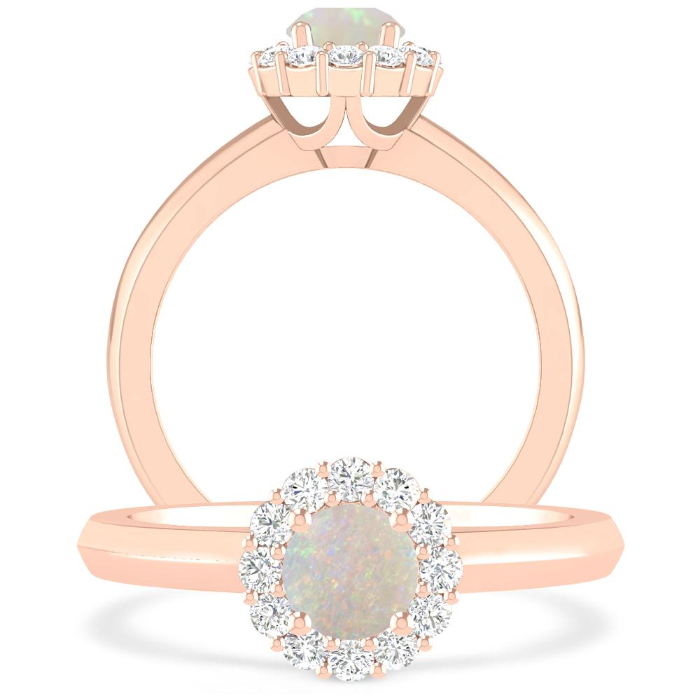 Rose Gold - Opal