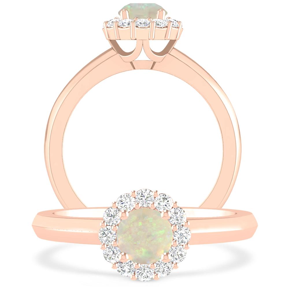 Rose Gold - Opal