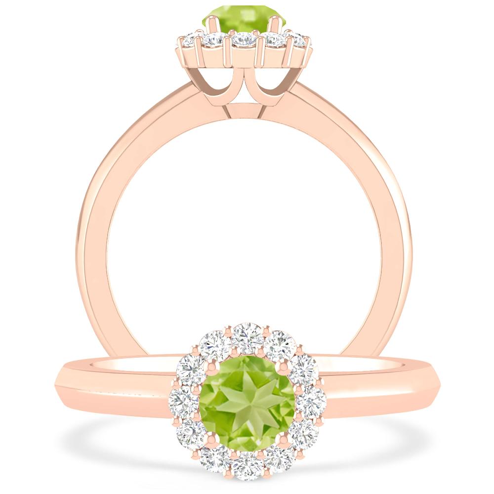 Rose Gold - Peridot