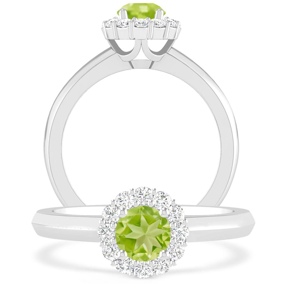 White Gold - Peridot